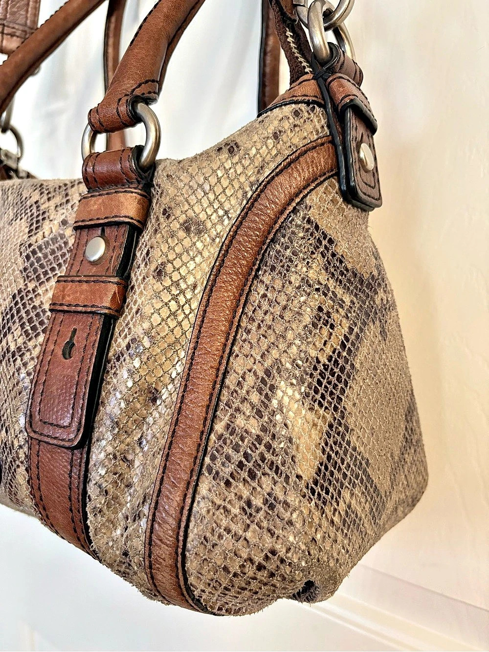 Fossil Maddox Python Satchel - Picture 10 of 14